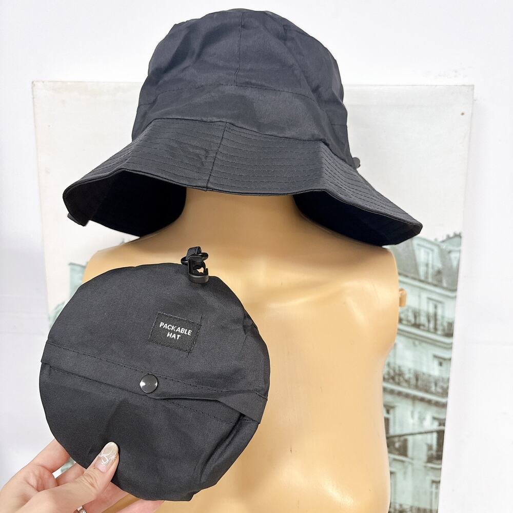 Foldable UPF50+ Sun Bucket Hat Windproof Waterproof Unisex Outdoor Fisherman Hat - Picture 4 of 8